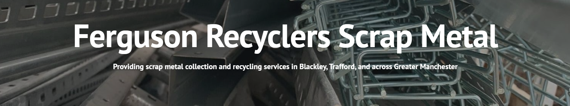 Ferguson Recyclers Scrap Metal banner