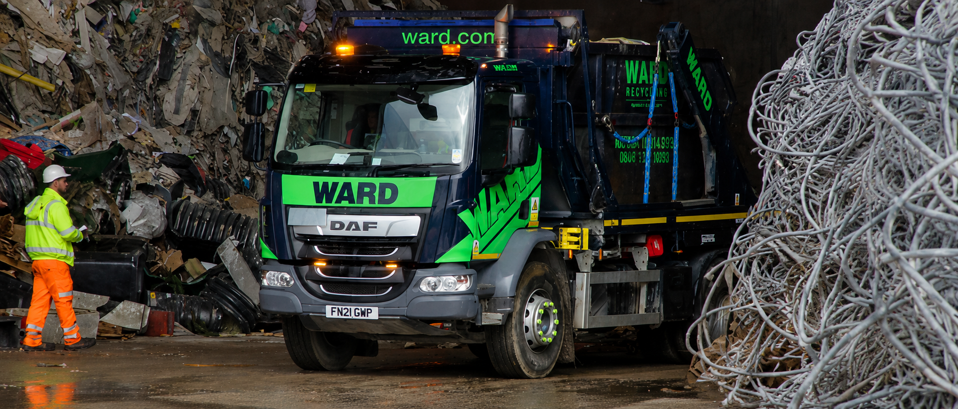 Ward Recycling - Chesterfield banner