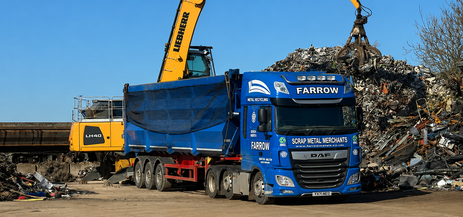 P Farrow & Sons Ltd banner