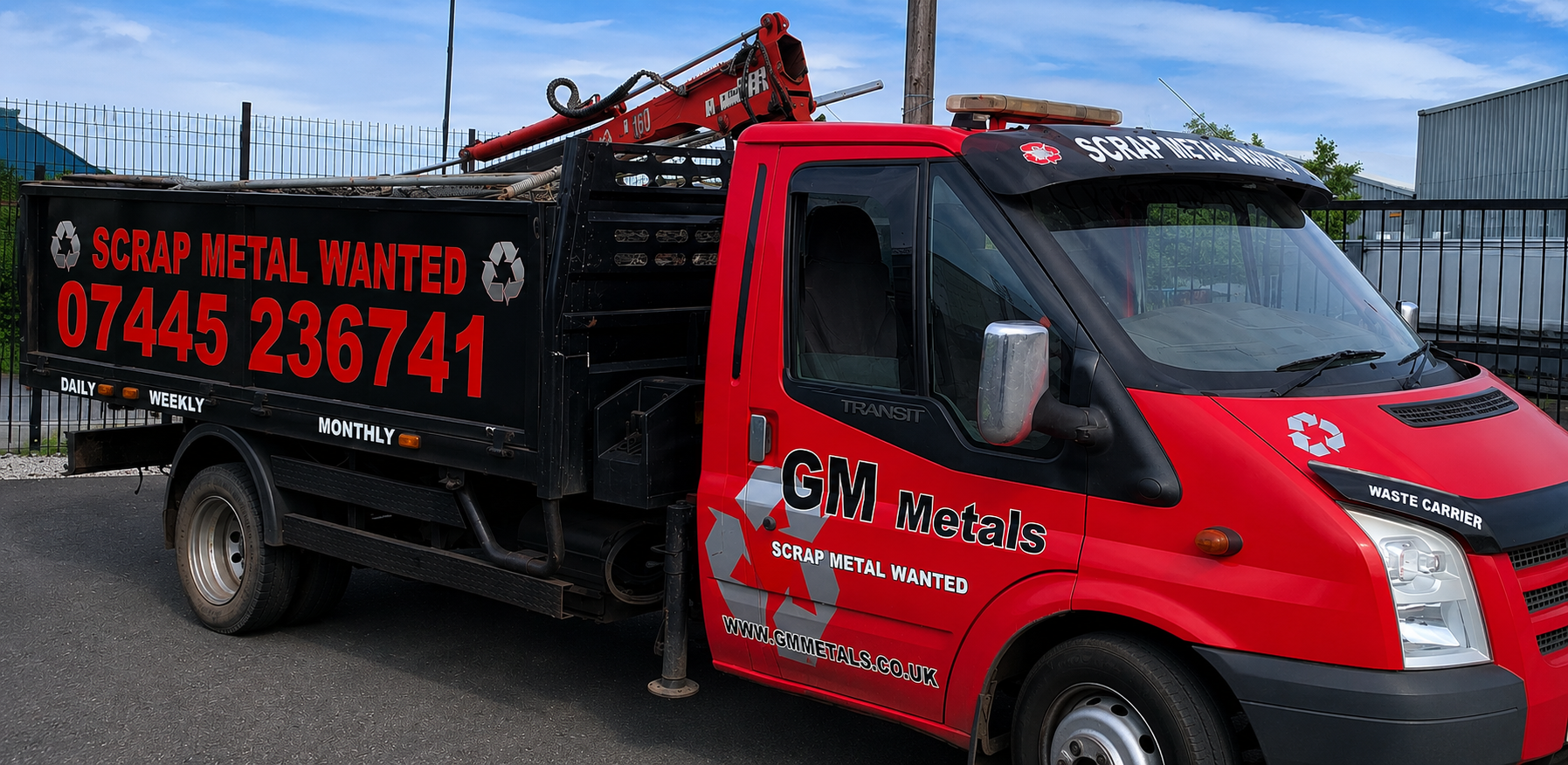 G M Metals banner