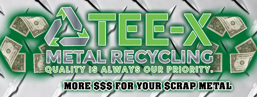 TEE-X Metal Recycling banner
